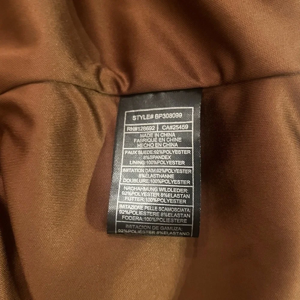 Steve Madden Chocolate Faux Suede Brown Sleeveless Midi Dress